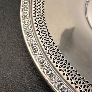 Elegant Silver Plated Serving Tray